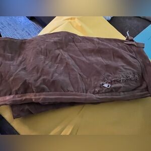 Brown cord straight leg draw waist. Size M